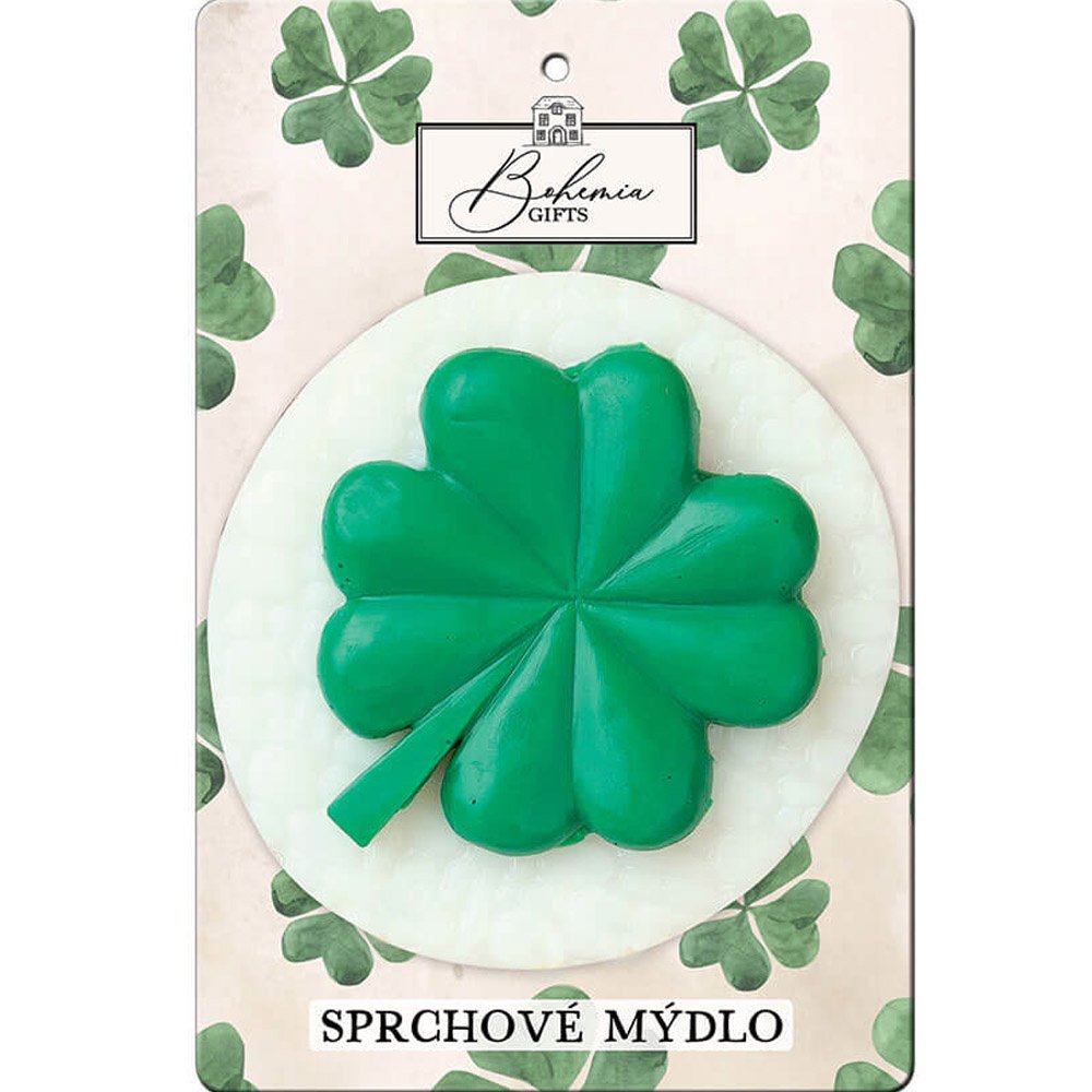 mýdlo se čtyřlístkem pro štěstí