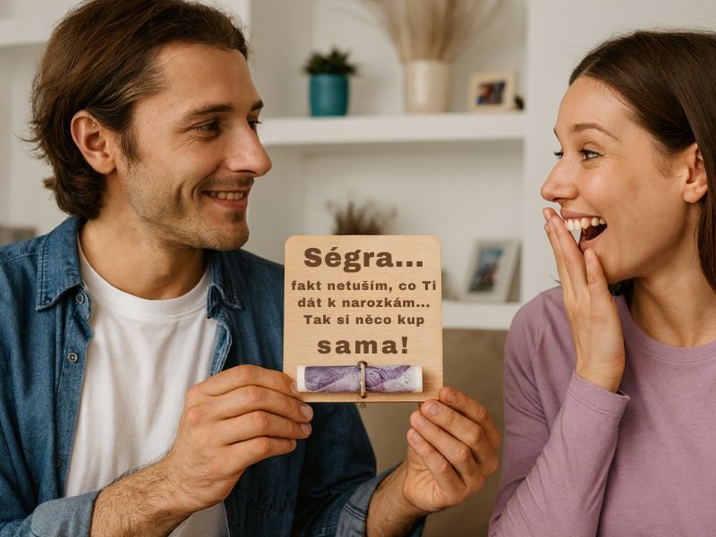       
          Vtipné dárky pro sestru – smích jako rodinná jistota
      