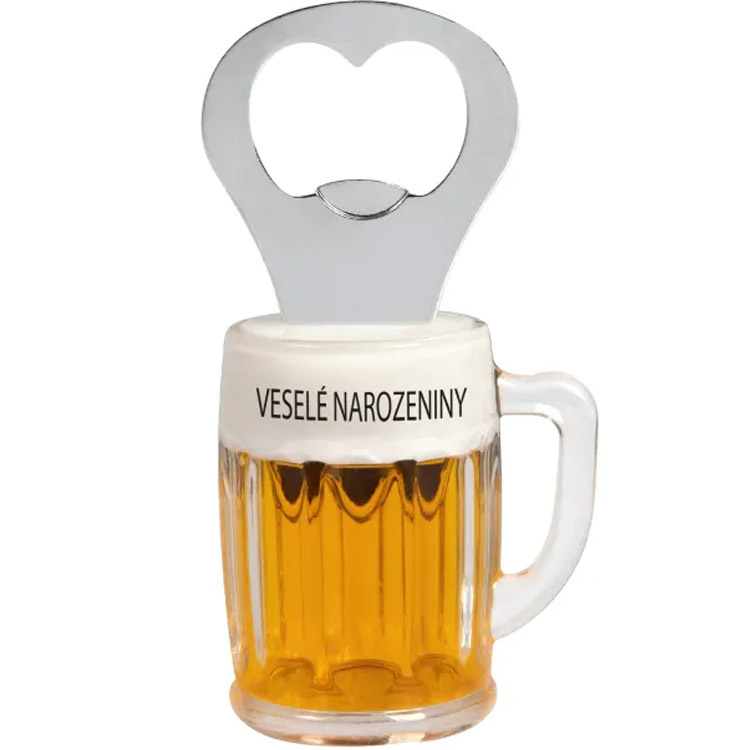 Otvírák s magnetem - Veselé narozeniny