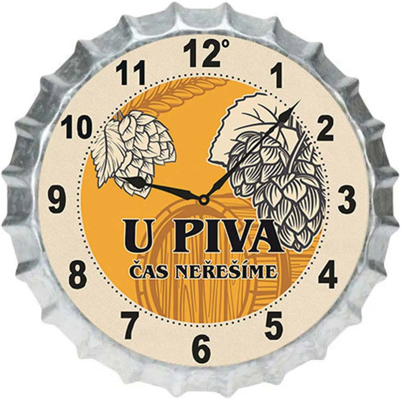 Velké hodiny pro pivaře – U piva čas neřešíme