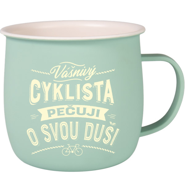 Outdoorový hrnek - Cyklista