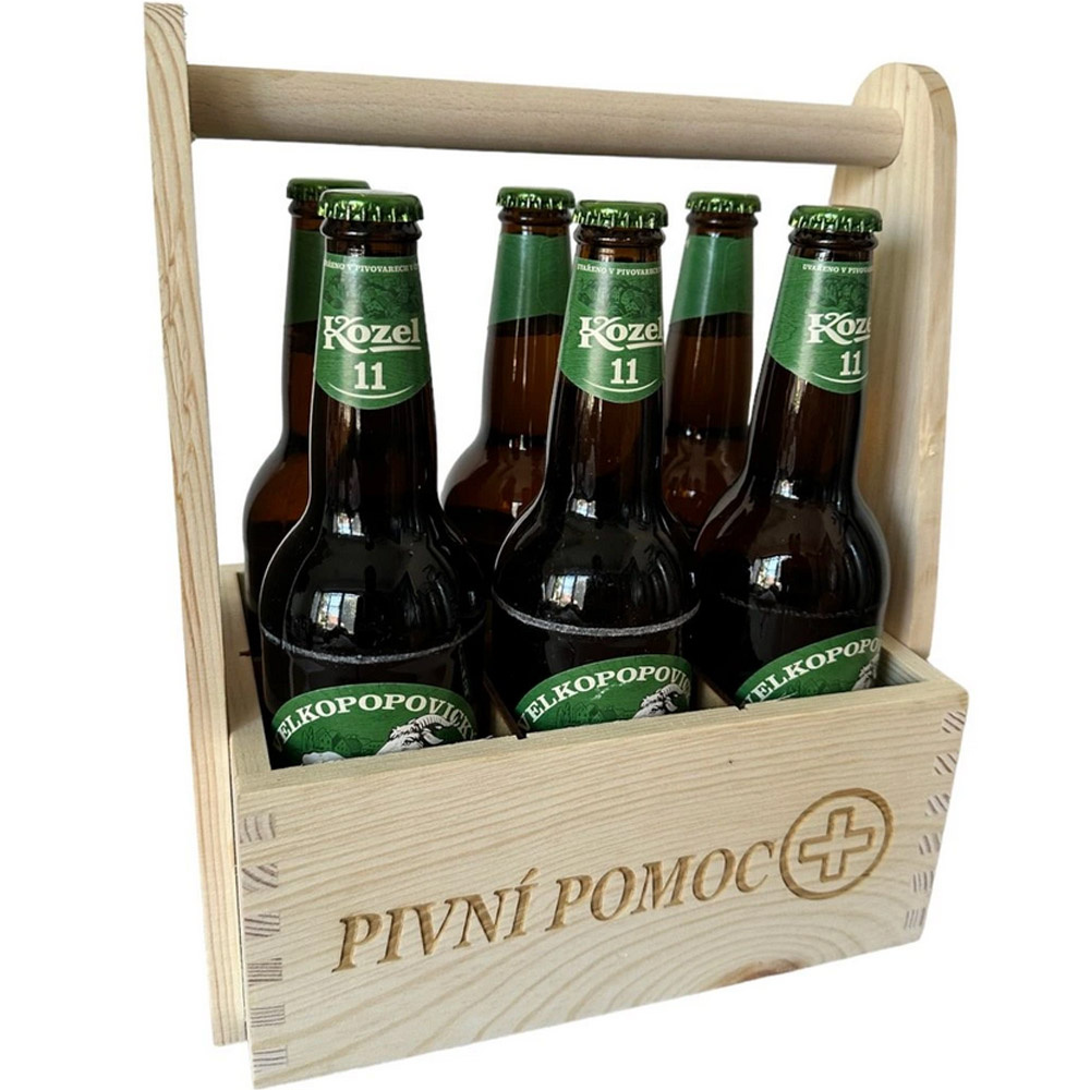 Pivní nosič na 6 piv - PIVNÍ POMOC