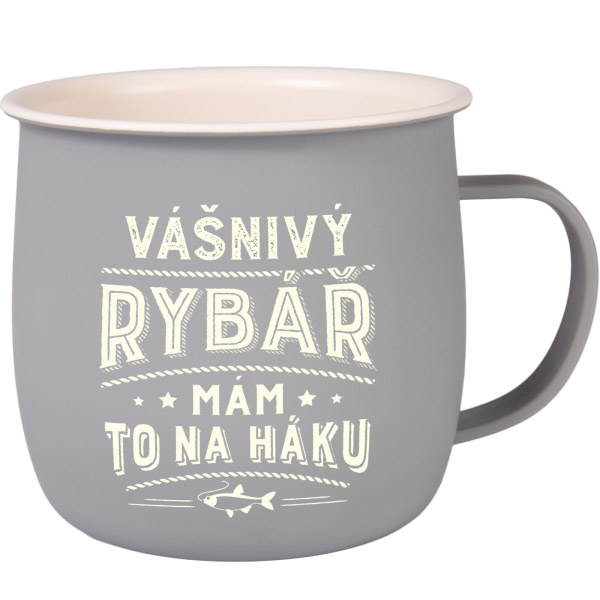 Outdoorový hrnek - Vášnivý rybář