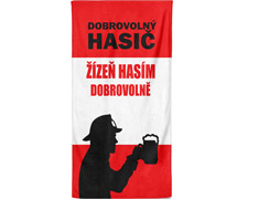 Osuška - Dobrovolný hasič - žízeň hasím dobrovolně